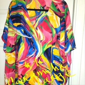 SOLD***Caramelia Tunic, Vibrant sz Large